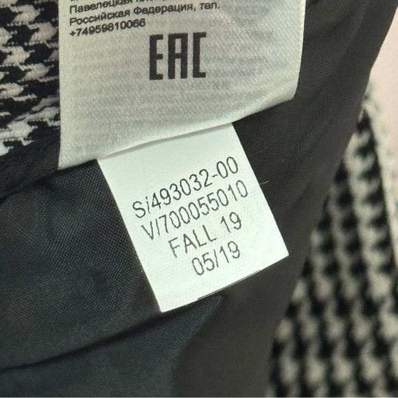 Banana Republic Houndstooth Avery Pants 0S 0 Short (493032) - Picture 11 of 11